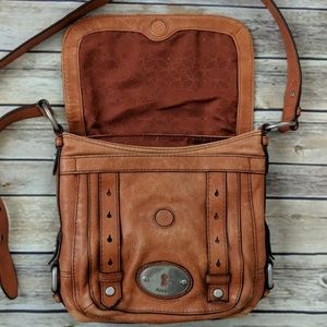 Leather Fossil crossbody